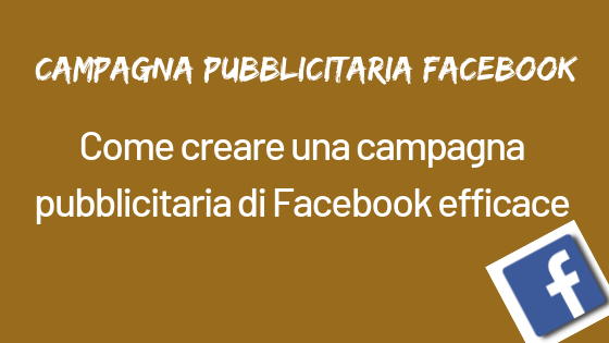 campagna pubblicitaria facebook