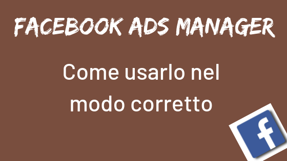 facebook ads manager