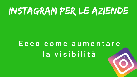 Instagram per le aziende