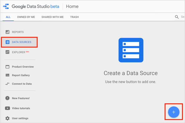 Google Data Studio: accesso-dati-google-analytics