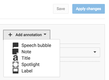 applicare modifiche annotazioni