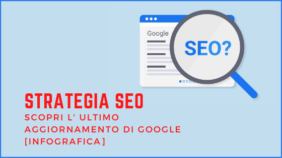 Strategia SEO: Scopri l' ultimo aggiornamento di Google [Infografica]