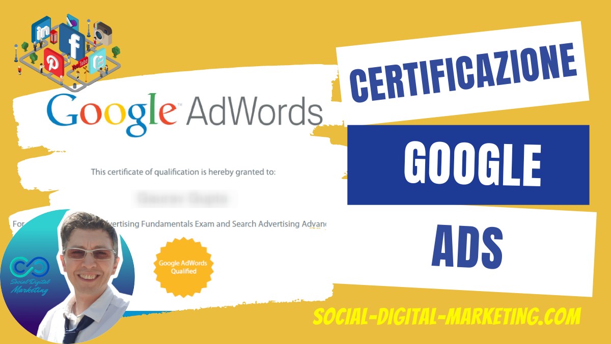 Certificazione Google Ads