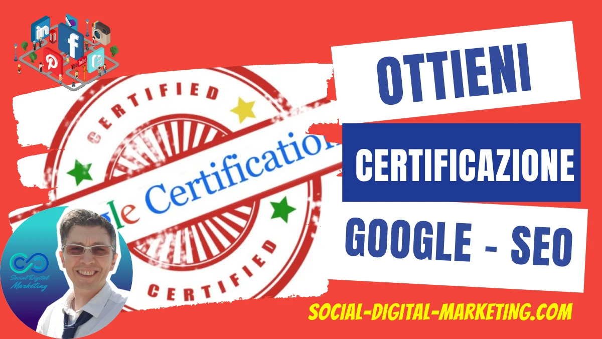 Certificazione Google SEO